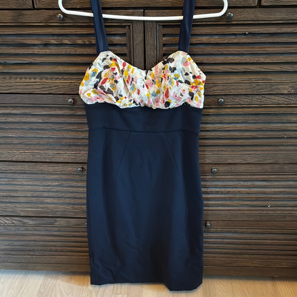 Diane Von Furstenberg Blue Sheath Mini Dress